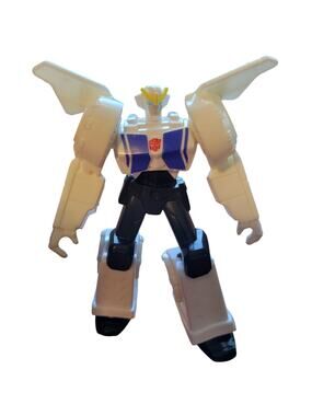 Hasbro Transformers Strongarm #5 4.5” White McDonald’s Toy Action Figure 2016